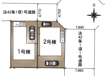 クレイドルガーデン取手市新町 第14の見取り図