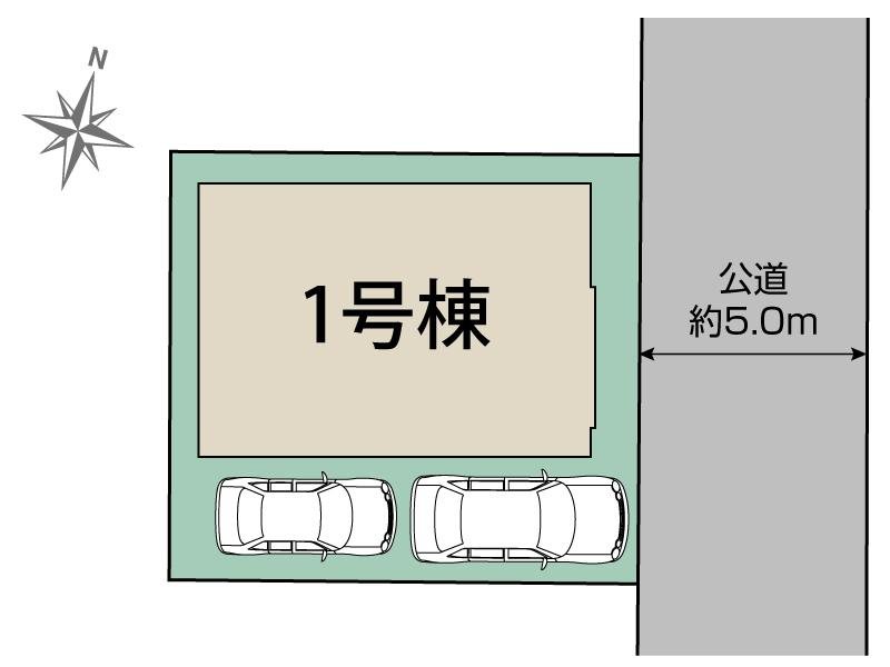 千葉市若葉区西都賀2丁目1棟 区画図 【販売中物件：1号棟】