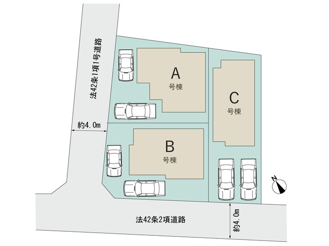 ハートフルタウン藤沢市辻堂東海岸2丁目8番の見取り図