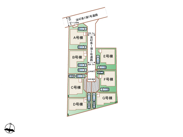 ハートフルタウン川越市上戸81番1の見取り図