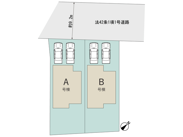 ハートフルタウン横浜市泉区上飯田町4595番の見取り図