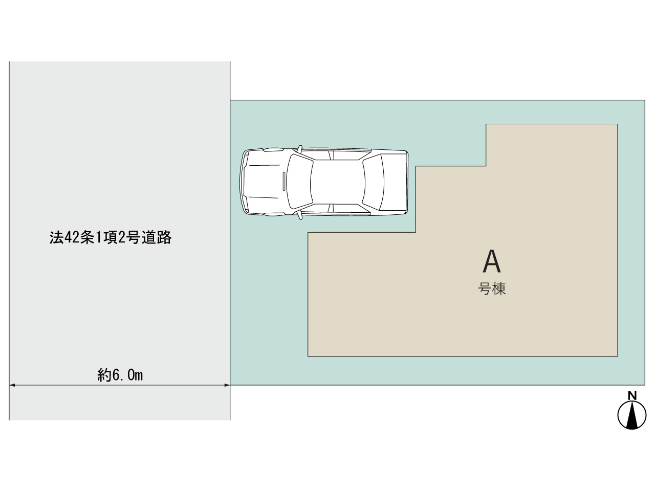 ハートフルタウン戸田市新曽136街区の見取り図
