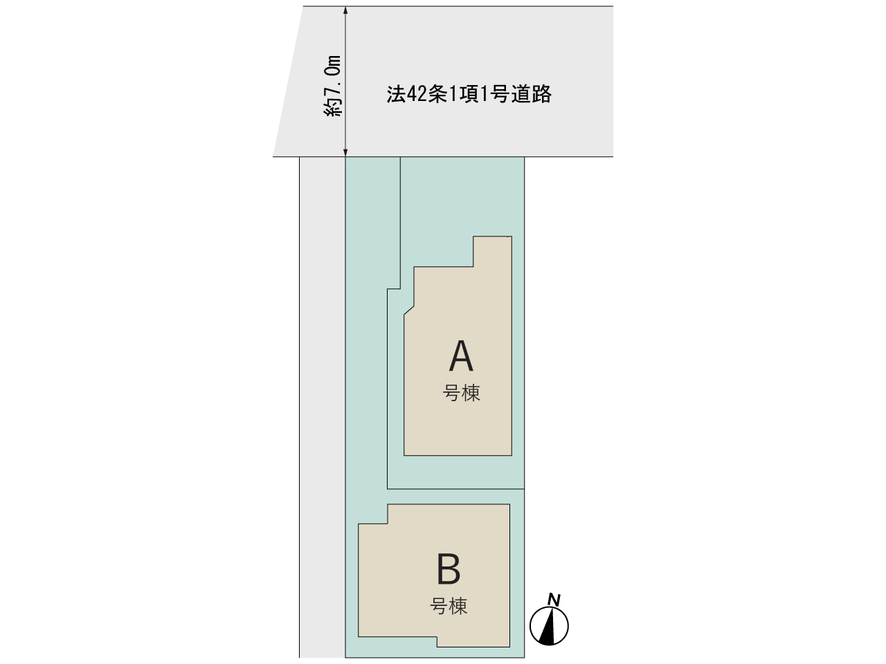 ハートフルタウン葛飾区水元5丁目2093番の見取り図