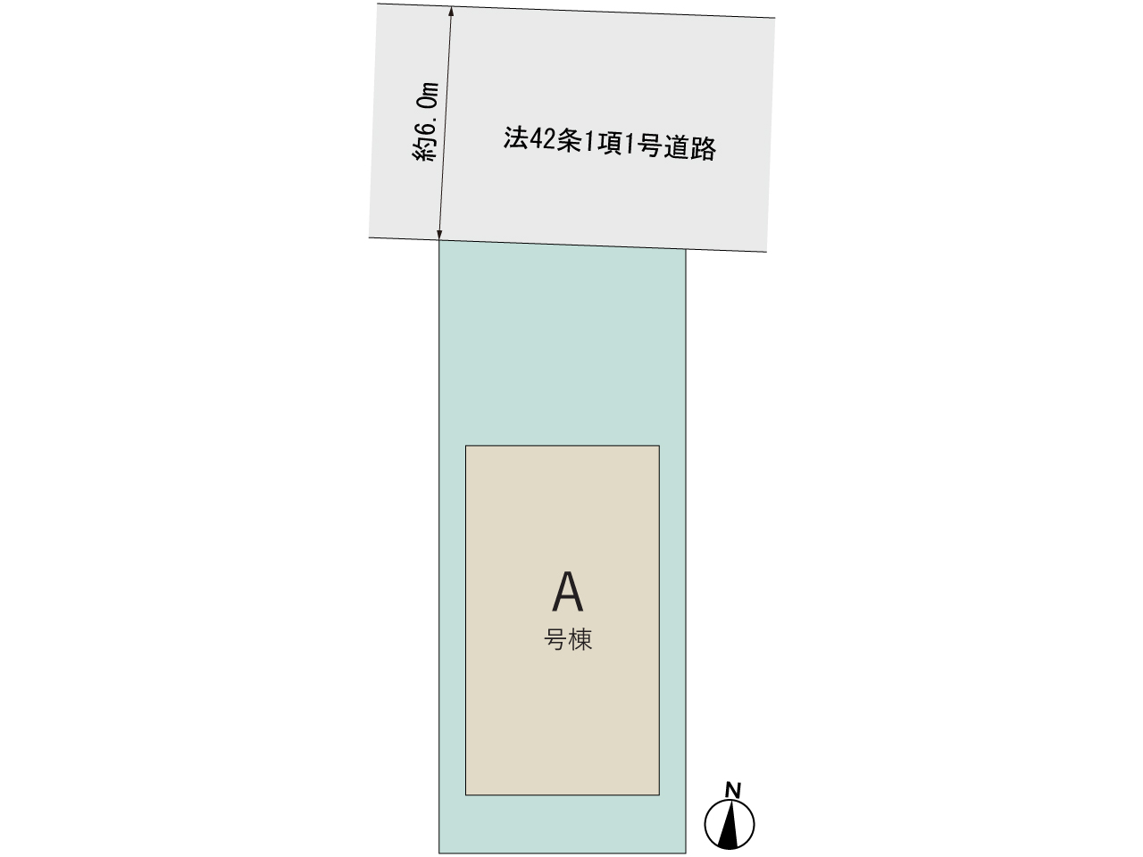 ハートフルタウン東大和市奈良橋5丁目789番の見取り図