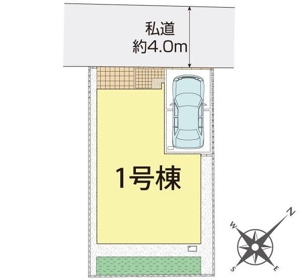 ブルーミングガーデン八千代市八千代台北１２丁目１棟の見取り図