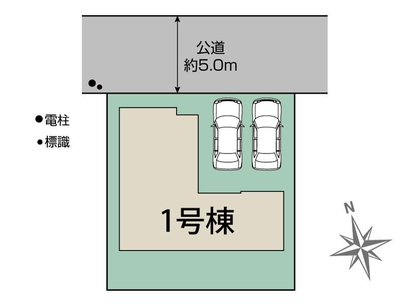 ブルーミングガーデンあきる野市小川東１丁目１棟の見取り図