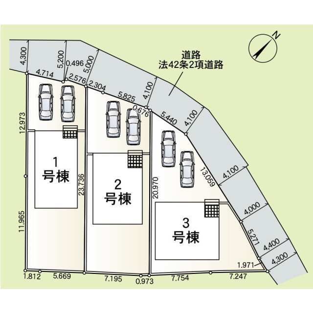 クレイドルガーデン栄町安食 第27の見取り図