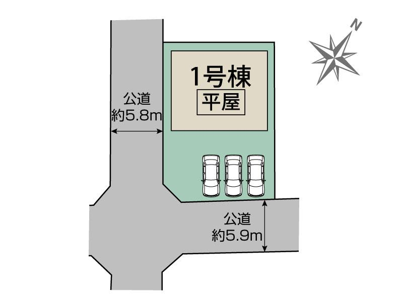 ブルーミングガーデン熊谷市拾六間１棟の見取り図