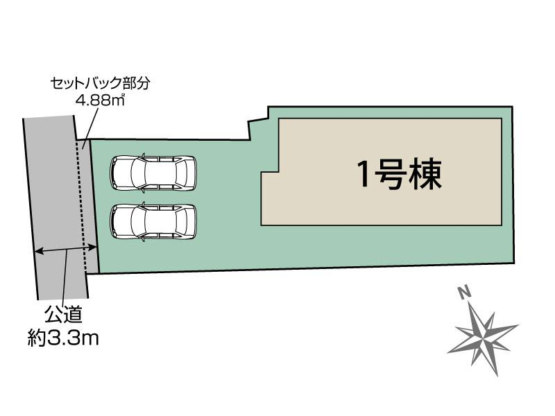 ブルーミングガーデン一宮市木曽川町黒田東町南１棟の見取り図