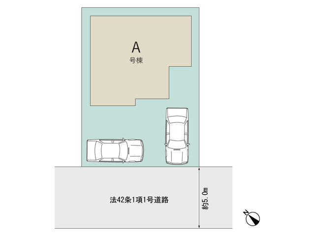 ハートフルタウン松戸市六高台4丁目11番の見取り図