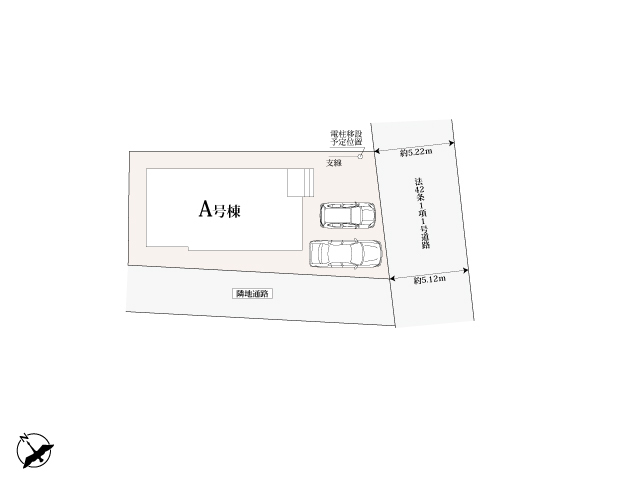 ハートフルタウン袋原29番の見取り図