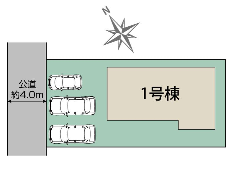 ブルーミングガーデン千葉市緑区あすみが丘３丁目１棟の見取り図
