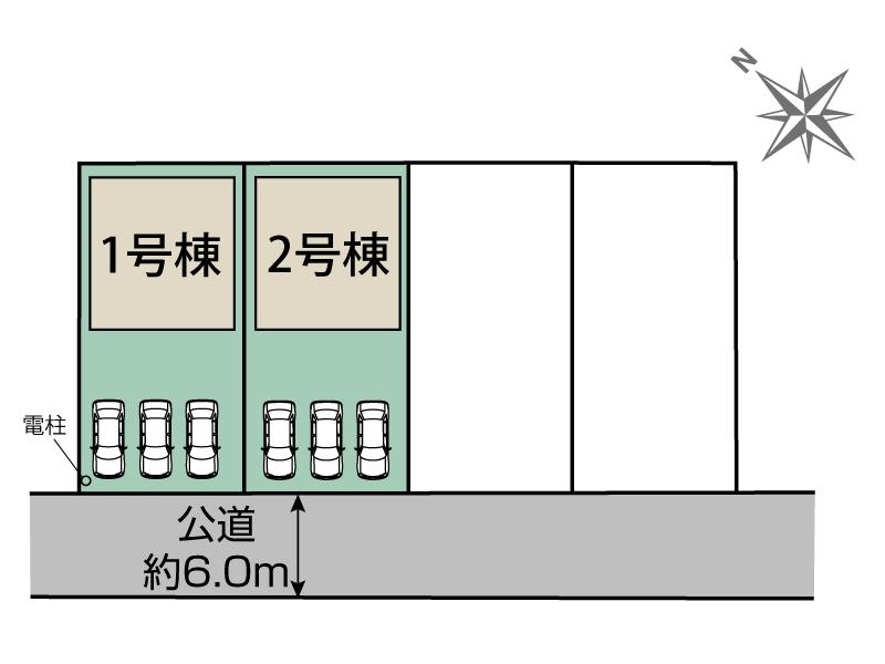 ブルーミングガーデン木更津市瓜倉４棟の見取り図