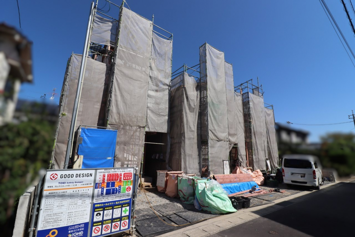 ブルーミングガーデン岡山市北区上中野２丁目３棟の外観②