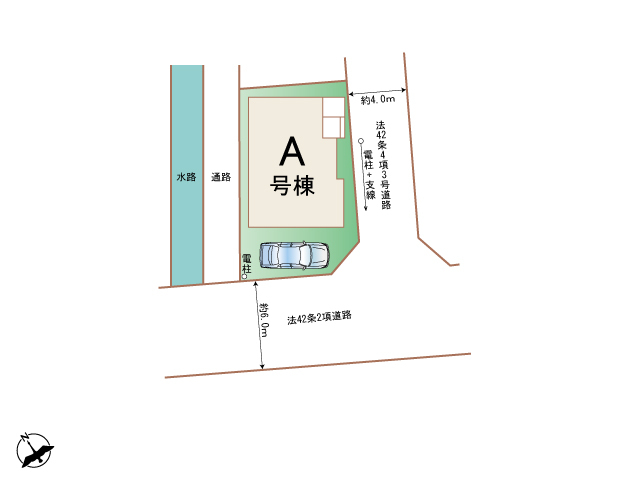 ハートフルタウン春日部市上蛭田3番の見取り図