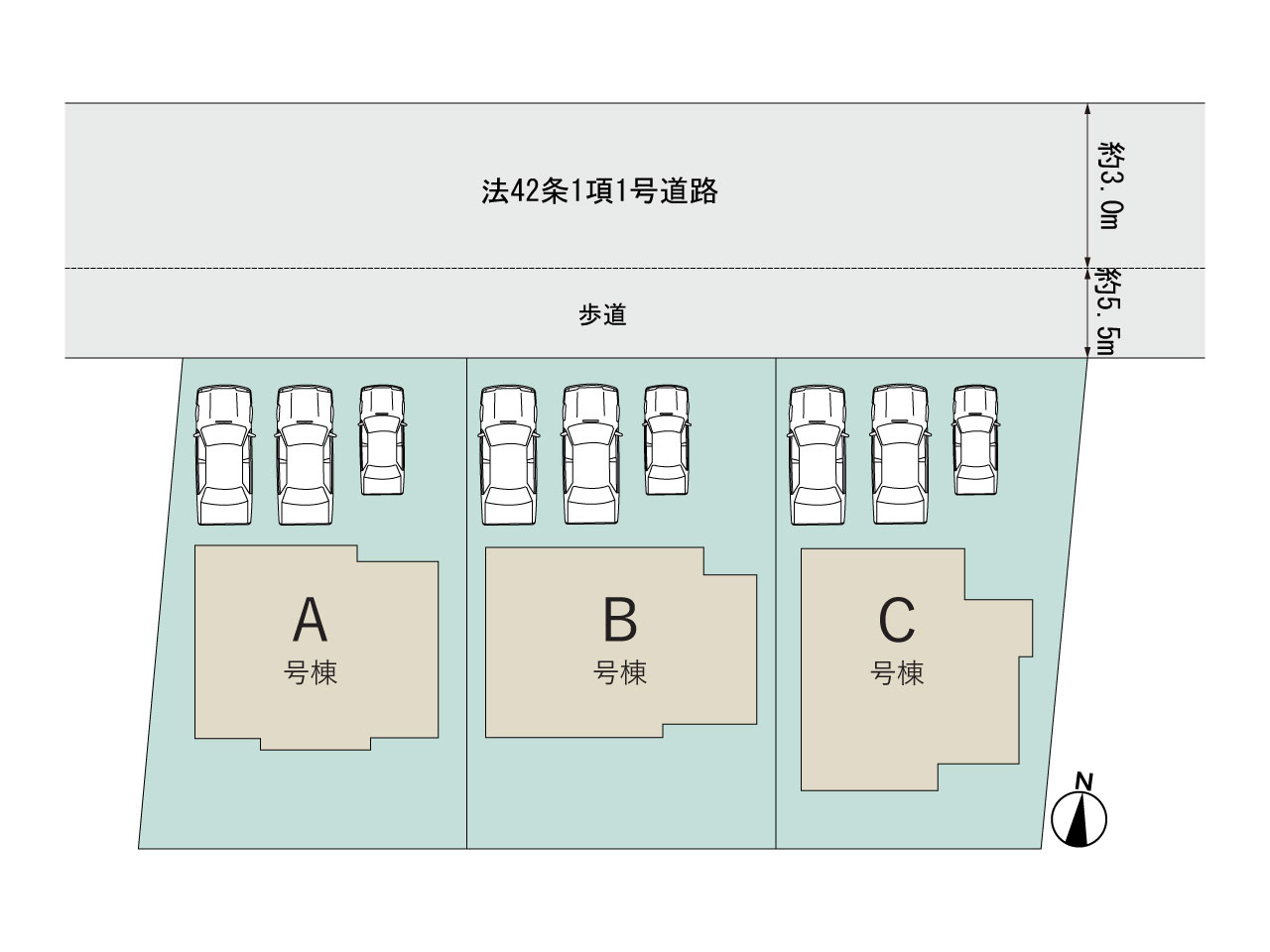 ハートフルタウン西原町600番35の見取り図