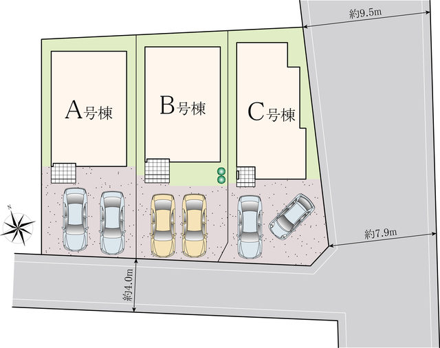 ハートフルタウン八王子横川町20期の見取り図