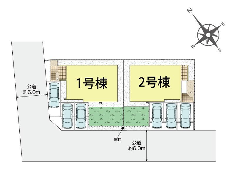 ブルーミングガーデン千葉市花見川区横戸台２棟の見取り図