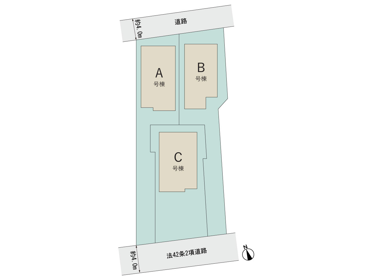 ハートフルタウン町田市金森東1丁目1153番の見取り図