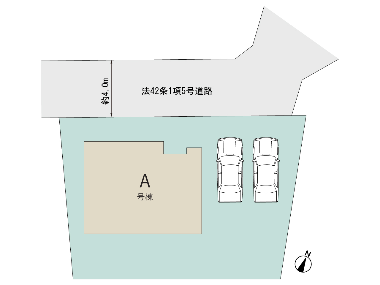 ハートフルタウン東村山富士見町2丁目19番の見取り図