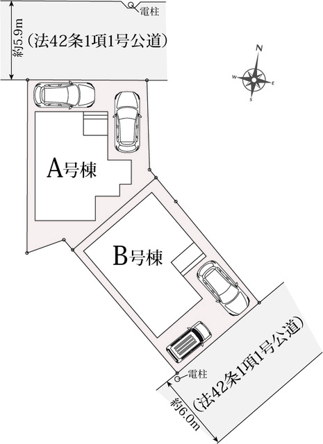 ハートフルタウン春日井市柏井町6丁目22番の見取り図