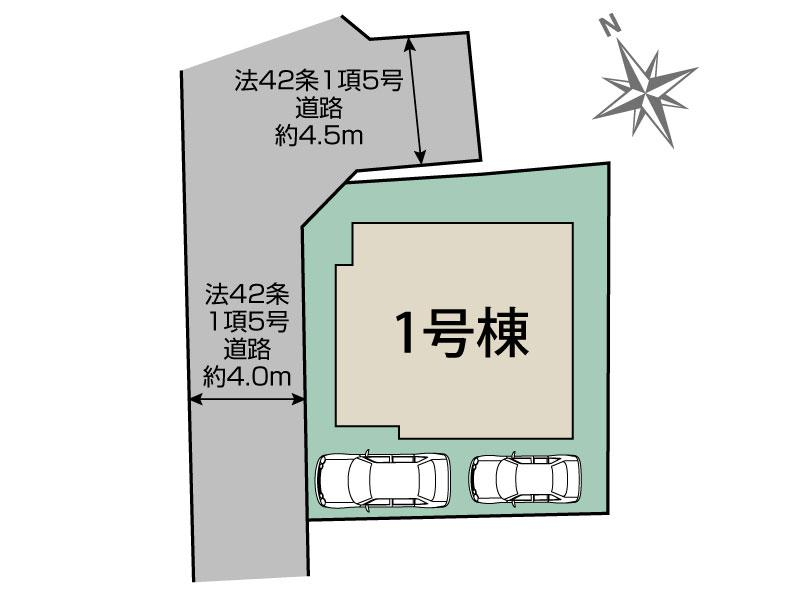 ブルーミングガーデン相模原市中央区横山６丁目１棟の見取り図