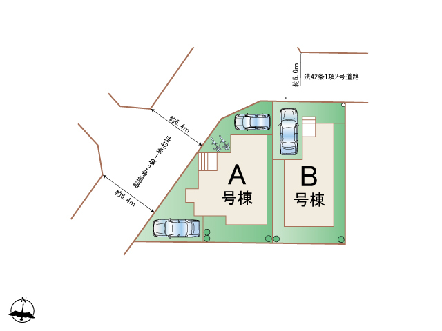 ハートフルタウン横浜市戸塚区川上町542番の見取り図