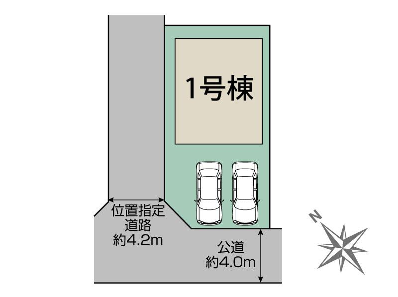 ブルーミングガーデン深谷市東方２期１棟の見取り図