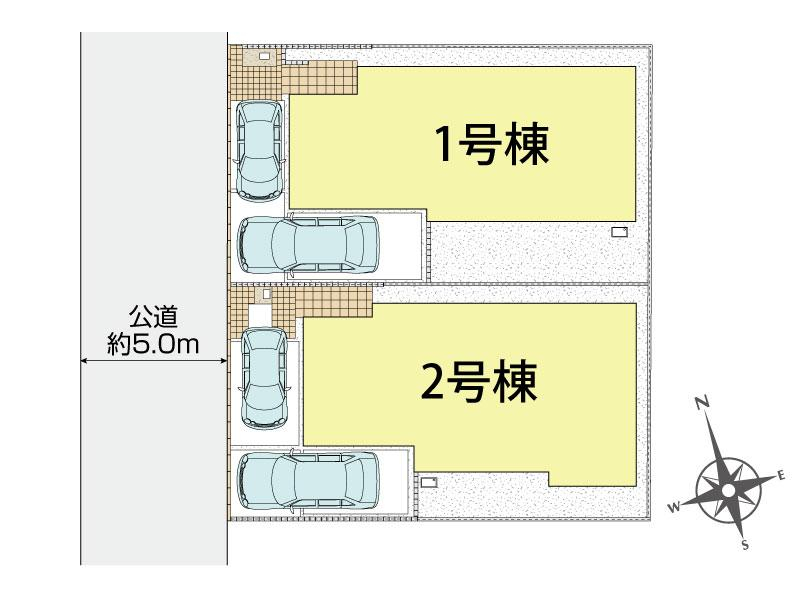 ブルーミングガーデン千葉市若葉区千城台東１丁目２棟の見取り図