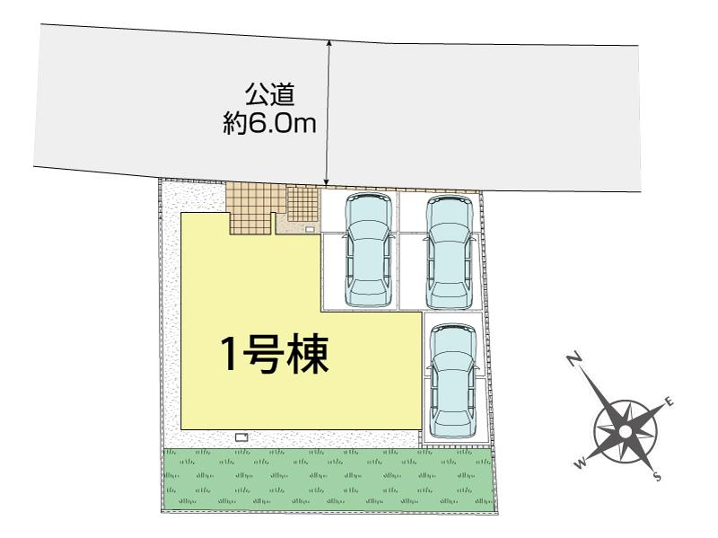 ブルーミングガーデン印旛郡酒々井町東酒々井５丁目１棟の見取り図