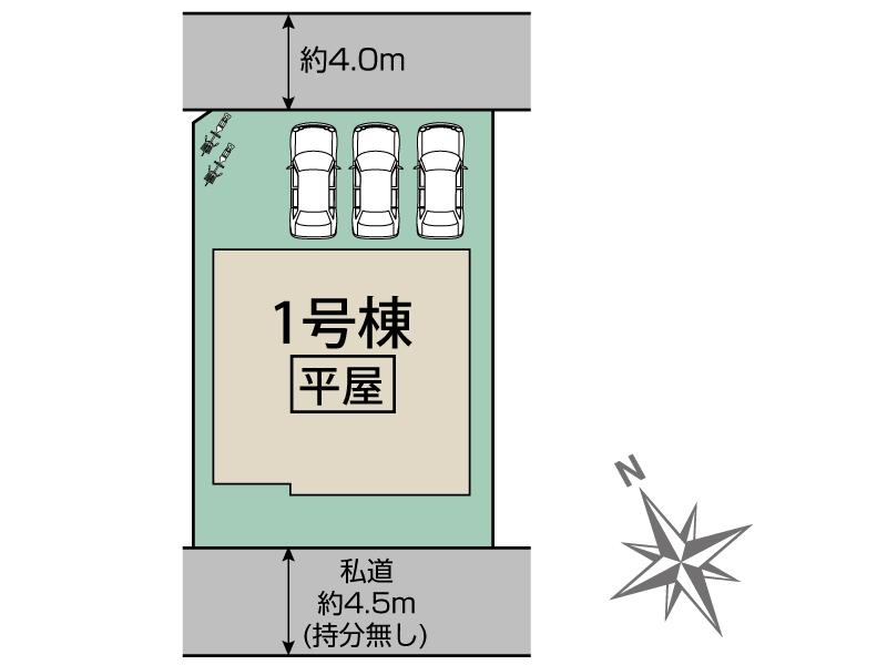 ブルーミングガーデン富士市天間１棟の見取り図