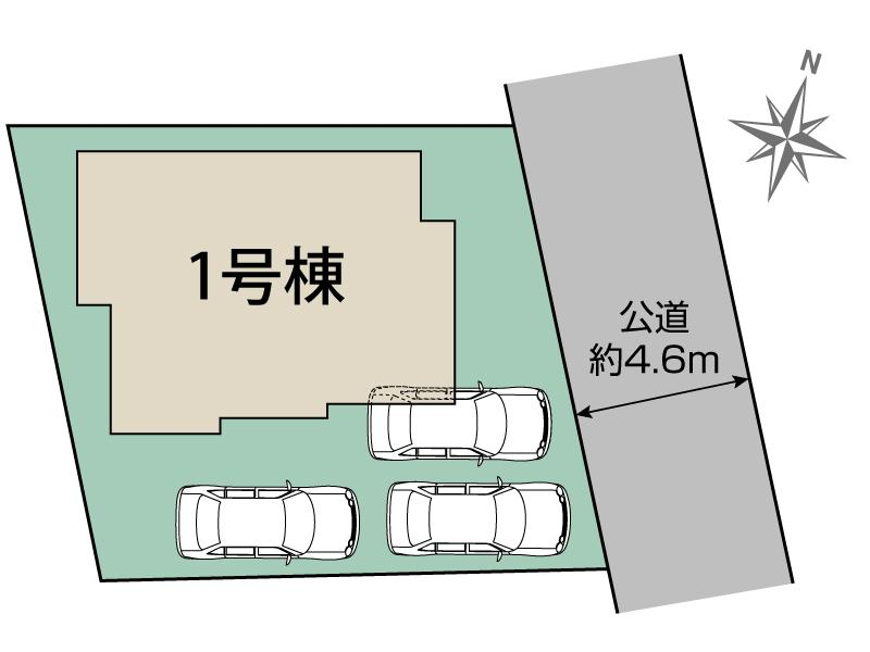 ブルーミングガーデン東海市富木島町大清水１棟の見取り図
