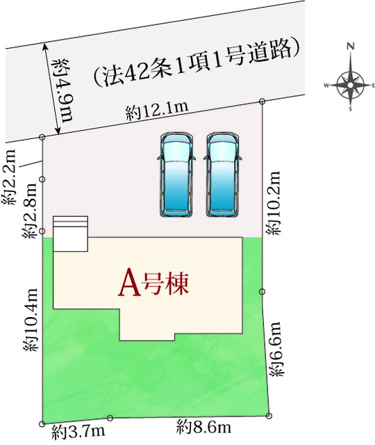 ハートフルタウン浜松市中央区春日町45番の見取り図