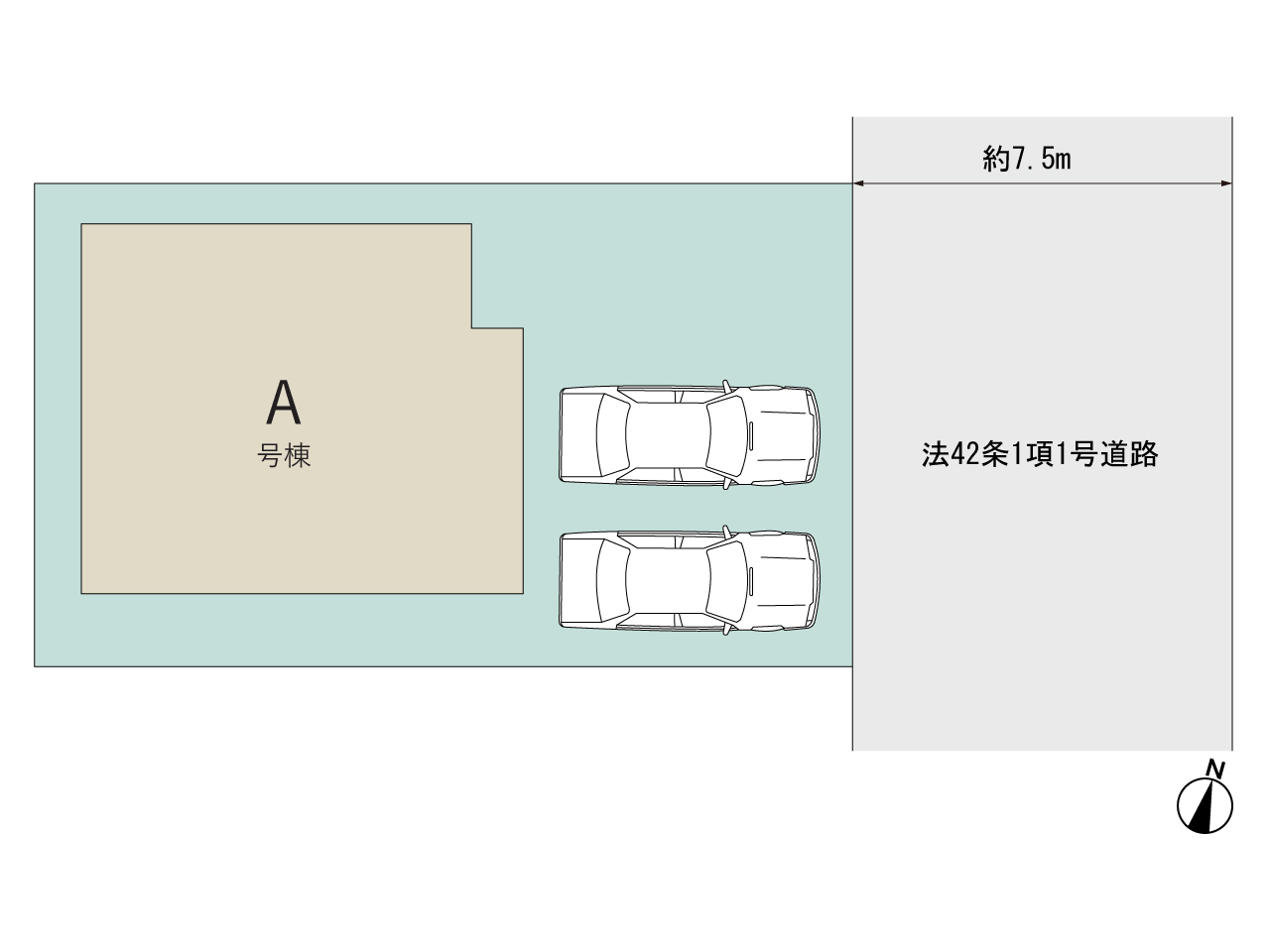 ハートフルタウン吹田佐井寺4丁目259番の見取り図