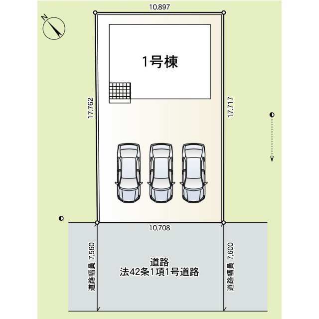 クレイドルガーデン伊勢崎市大正寺町 第2の見取り図