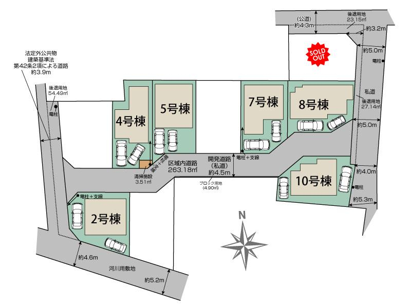ブルーミングガーデン市川市稲荷木２丁目１０棟の見取り図