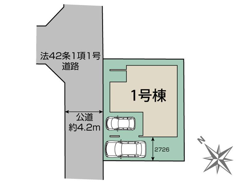 ブルーミングガーデン坂戸市千代田２丁目３期１棟の見取り図