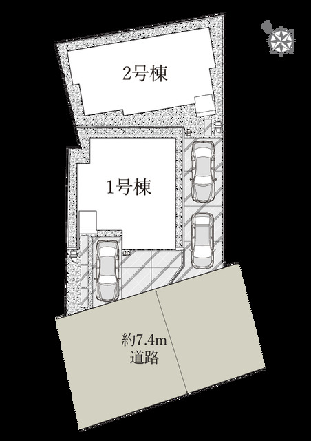 リナージュ千葉市稲毛区穴川２丁目０１期の見取り図