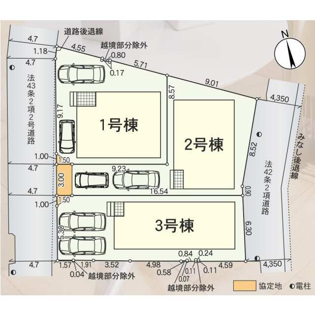 クレイドルガーデン門真市岸和田 第7の見取り図