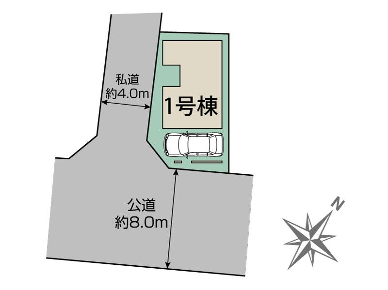 ブルーミングガーデン川口市東領家２丁目１棟の見取り図