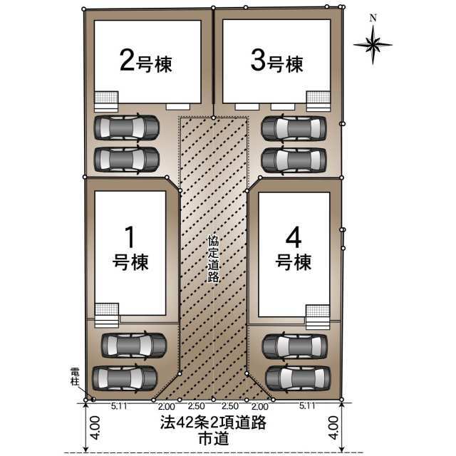 クレイドルガーデン松江市新雑賀町 第1の見取り図