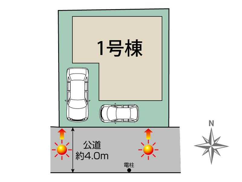 ブルーミングガーデン新座市野火止８丁目１棟の見取り図