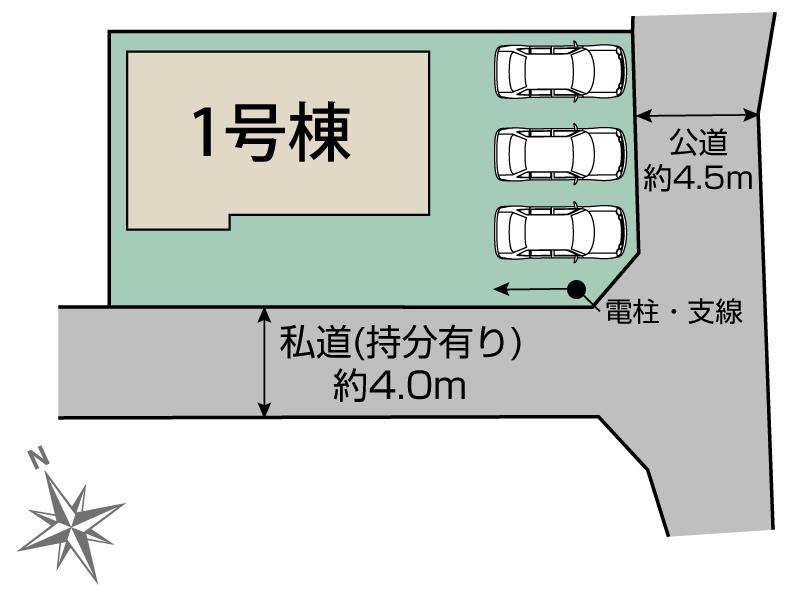 ブルーミングガーデン富士市三ツ沢１棟の見取り図