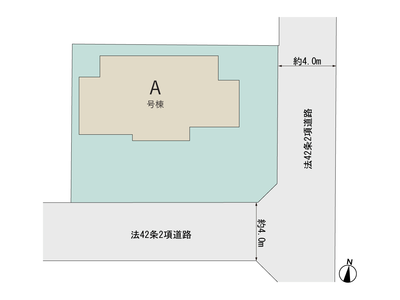 ハートフルタウン松戸市六実4丁目18番の見取り図