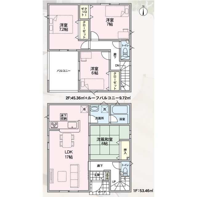 クレイドルガーデン長野市松代町松代 第8の見取り図