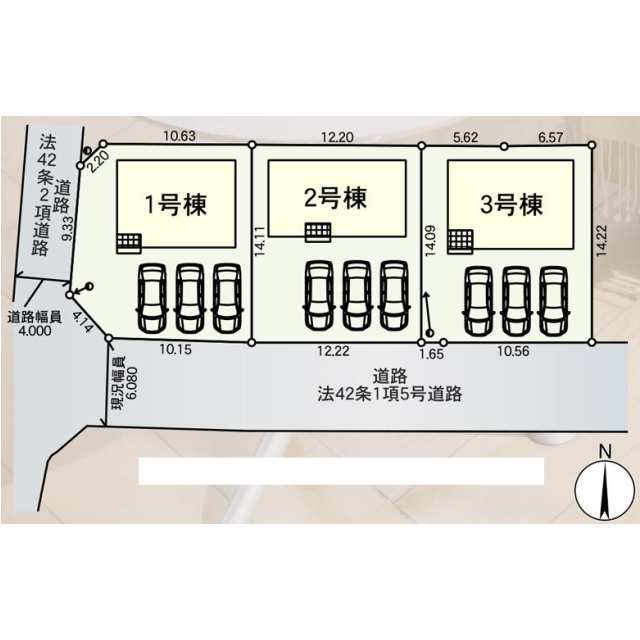 クレイドルガーデン中野市七瀬 第1の見取り図