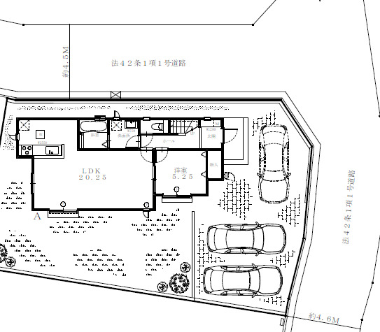 ハートフルタウン横浜市神奈川区菅田町1902番16の見取り図