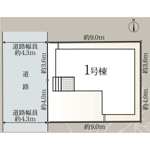 クレイドルガーデン八尾市山城町 第3の見取り図