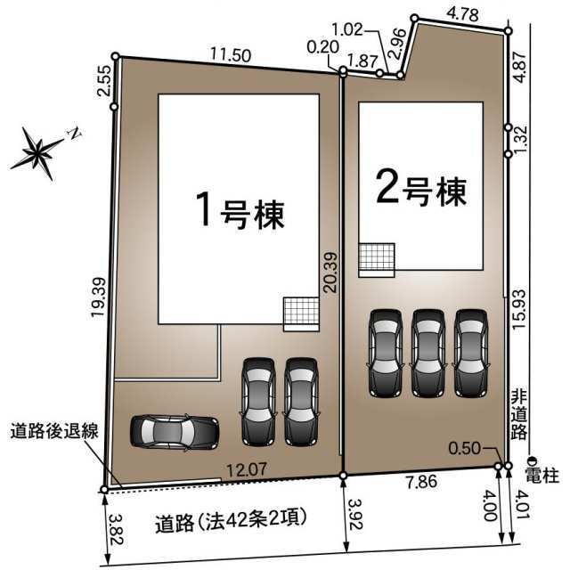 クレイドルガーデン笠岡市西大島新田 第2の見取り図