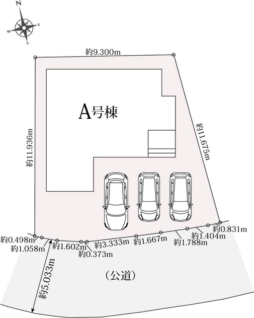 ハートフルタウン八重瀬町新城1946番の見取り図